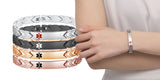 MD0674 Titanium Medical Alert ID Thin Bracelet ~ CUSTOM ENGRAVE
