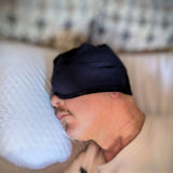 3 Colors! Beanie Sleeper Headwrap Built-In Contoured Sleep Mask Hat
