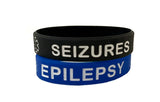 SIL-08 Kid/Youth/XS Adult Epilepsy and Seizures Silicone Bracelet Set