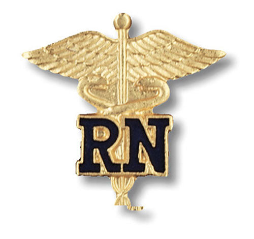 1021 Registered Nurse (Caduceus) Emblem Pin