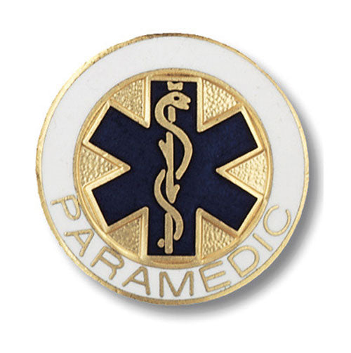 1084 Paramedic (Star of Life Design) Emblem Pin