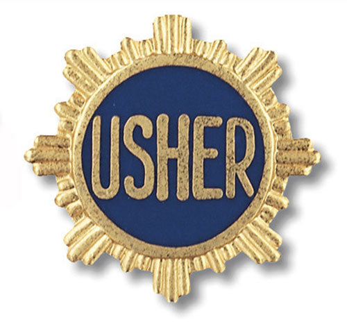 2004 Usher Emblem Pin