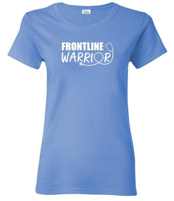 811-FWC Frontline Warrior Ladies T Shirt Blue
