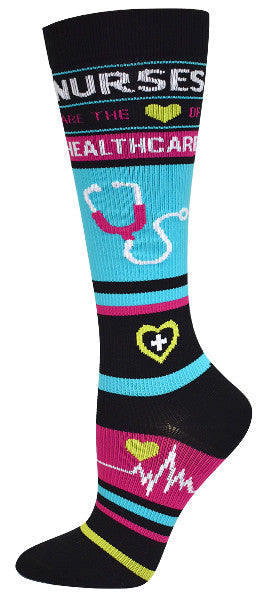 TM94699-7 Nurse Healthcare 10-14mmHG Compression Socks REG/XL