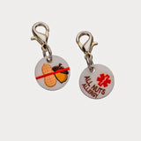 MIS-CH-S Medical ID Mini Charms Food Allergies & More