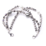 C-1695 Victoria Beaded Triple Strand Bracelet
