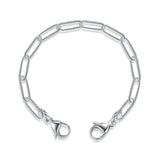 PC05-SS Stainless Steel Paperclip Link Medical ID Replacement Bracelet Strand
