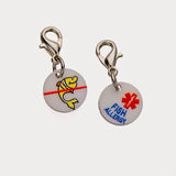 MIS-CH-S Medical ID Mini Charms Food Allergies & More