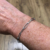 PC05-SS Stainless Steel Paperclip Link Medical ID Replacement Bracelet Strand