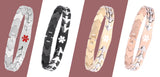 MD0764 Stainless Steel Link Medical Id Bracelet ~ Custom Free Engrave