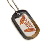 MIS-DT1 Egg, Milk, Soy, Wheat, Gluten, Asthma, Insect Allergy Medical Dog Tag Necklace