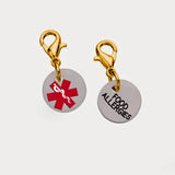 MIS-CH-S Medical ID Mini Charms Food Allergies & More