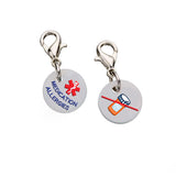 MIS-CH-L  Medical ID Charms Food Allergies & More