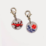 MIS-CH-S Medical ID Mini Charms Food Allergies & More