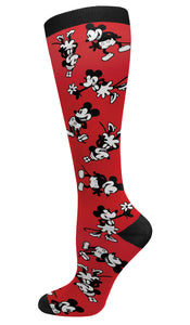 387-MMM Steamboat Willie 15-20mmHG Soft Compression Socks