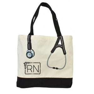 92191 RN Stethoscope Novelty Canvas Tote Bag