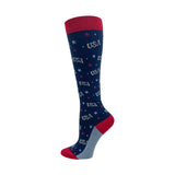 TM92323 USA 10-14mmHG Fashion Compression Socks