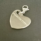 AP-02DC Stainless Steel Heart Pendant, Charm, or Keychain Diabetes or Blank