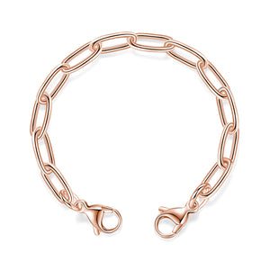 CK27-RG Medical ID Stainless Rose Gold Link Interchangeable Strand