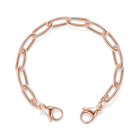 CK27-RG Medical ID Stainless Rose Gold Link Interchangeable Strand