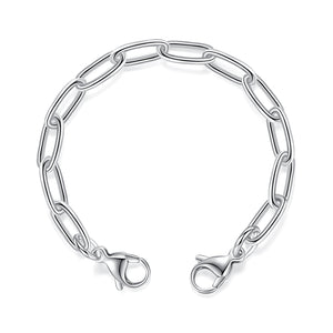 CK27-SS Medical ID Stainless Steel Silver Link Interchangeable Strand