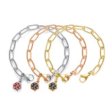 TC-CHARM Medical Id Mini Stainless Charms Silver, Gold, Rose Gold