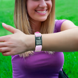 MD0855-QR Sport Canvas Medical ID Bracelet With QR Code 4 Color Choices