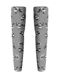 MSX-Spandex Med Sleeves Arm Warmers Steamboat Willie Mickey Mouse Prints