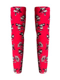 MSX-Spandex Med Sleeves Arm Warmers Steamboat Willie Mickey Mouse Prints