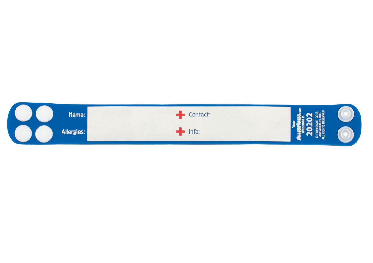 ALL-01057 AllerMates I Have Allergies Medical Alert Wristband Write On ...