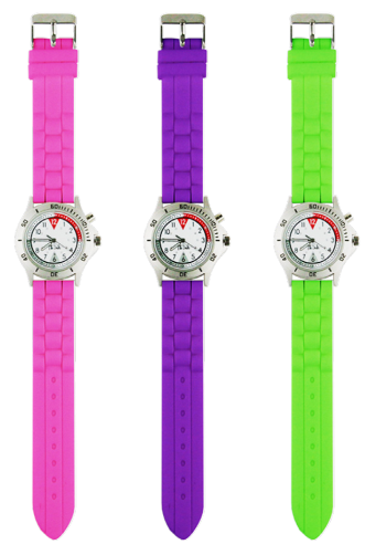94510-14 Nurse Quadrant Silicone Light Up Glow Wristwatch