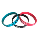 SIL-35 POTS Medical Alert! Silicone Bracelets ~ Set of 3