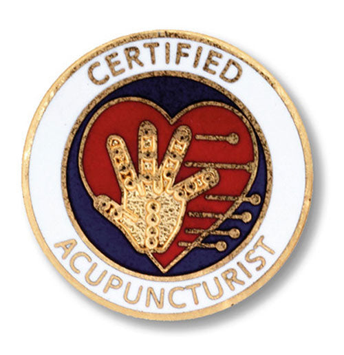 1014 Certified Acupuncturist Emblem Pin