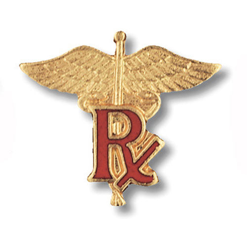 1035 Pharmacist (Caduceus) Emblem Pin