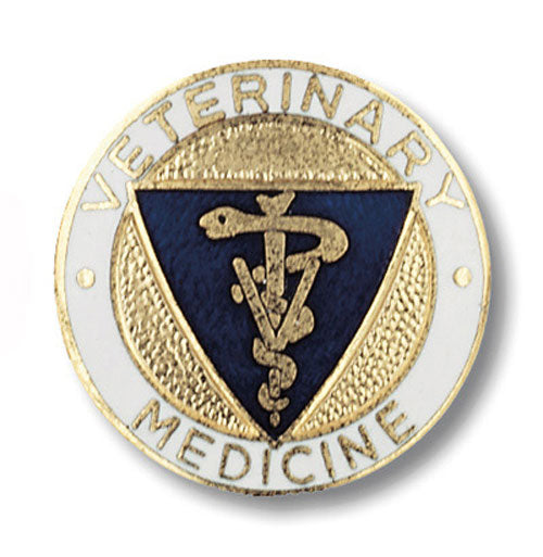 1049 Veterinary Medicine Emblem Pin