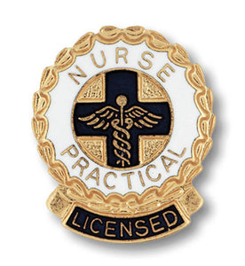 1053 Licensed Practical Nurse (Wreath Edge) Emblem Pin