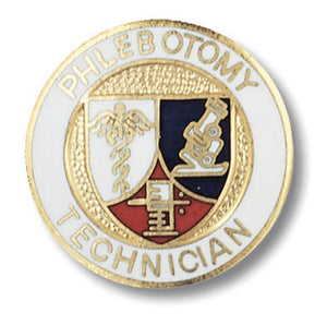 1058 Phlebotomy Technician Emblem Pin