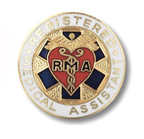 1066 Registered Medical Assistant Emblem Pin
