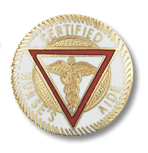 1076 Certified Nurses Aide Emblem Pin
