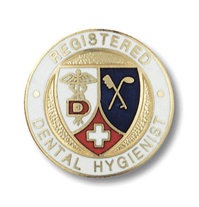 1089 Registered Dental Hygienist Emblem Pin