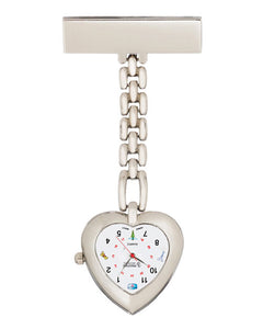 1376 Heart Chain Lapel Watch