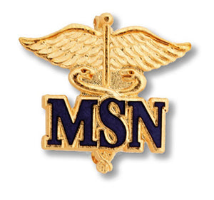 2020 Master of Science in Nursing (Caduceus) Emblem Pin
