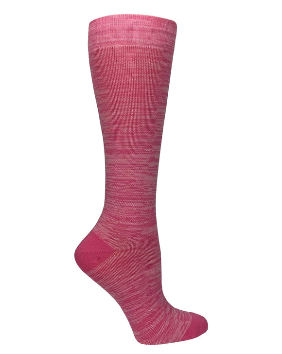 386-STP Static Pink 15-18mmHG Compression Socks