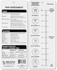3910 Pain Assessment Card