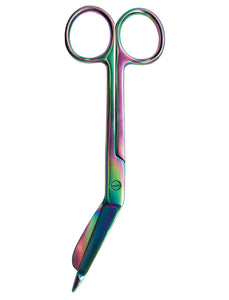 53-RAI 5.5 Inch Bandage Scissor - Rainbow Finish
