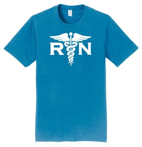 810-RN Registered Nurse Caduceus Cotton T Shirt