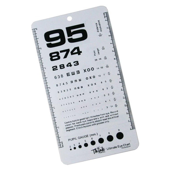 TM94539 Ultimate Eye Chart Snellen Rosenbaum