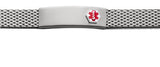 DTJ-25 Mens-Unisex Stainless Mesh ID