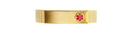DTJ-32 Mens Unisex Ion Gold Plate ID Expansion