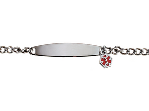 DTJ-37 Womens Stainless Link ID
